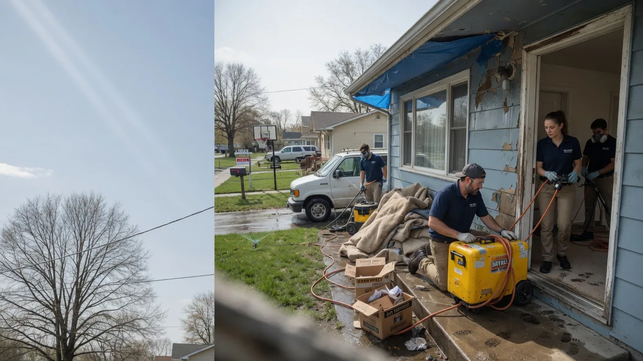 Basement Flood Cleanup in Rose Hill, KS near me